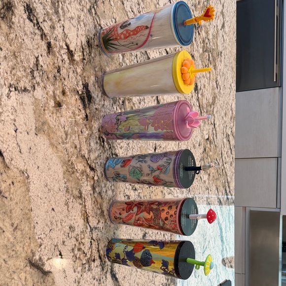Starbucks Colorful Tumbler Set with Straws